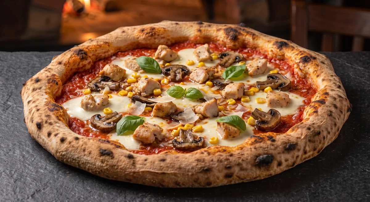 POLLO FUNGHI DOLCE at Basilico