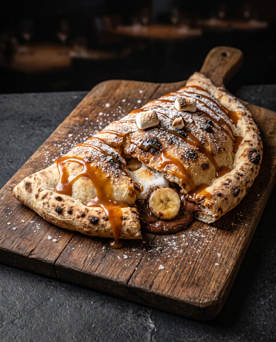 CALZONE ALLA NUTELLA at Basilico